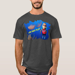 Camiseta Los niños divertidos juegan todo el día