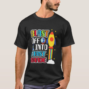 Camiseta Los niños empiezan a primer grado - primer día esc