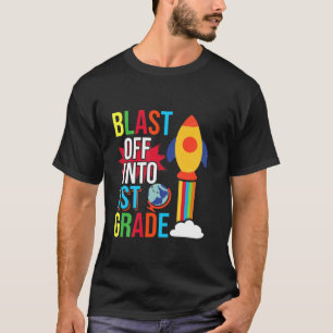 Camiseta Los niños empiezan a primer grado - primer día esc