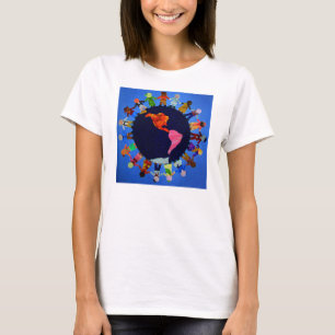 Camiseta Los niños en todo el mundo cupieron la camiseta: