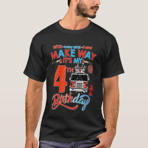 Camiseta Los niños hacen el camino, es mi cuarto cumpleaños