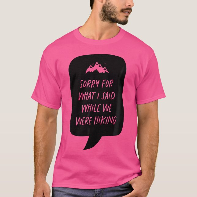 Camiseta Los Niños Lamentan Lo Que Dije Mientras Caminábamo (Anverso)