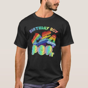 Camiseta Los Niños Lo Pop Niño De 4 Años Dino Gamer P