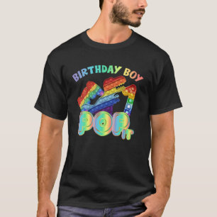 Camiseta Los Niños Lo Pop Niño De Primer Año Niño Dino Game