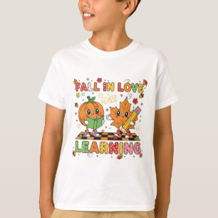 Camiseta Los Niños Maestros Retro Se Enamoran De Aprender