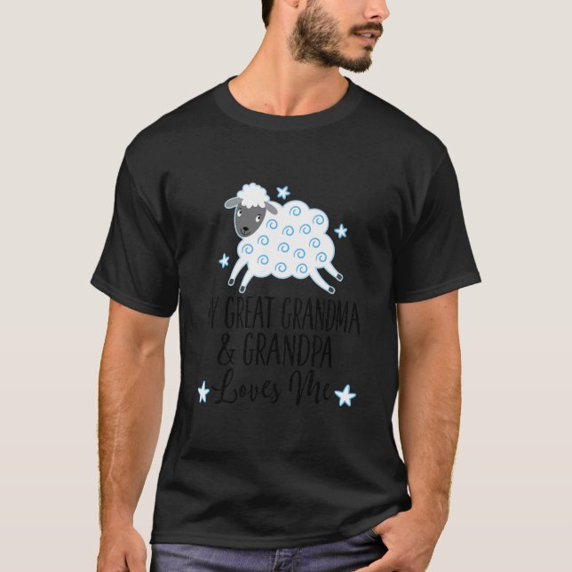 Camiseta Los niños, mi gran abuela y el abuelo me aman (Anverso)