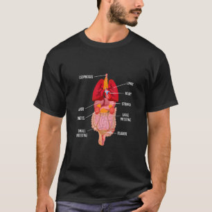 Camiseta Los niños miran dentro de mi cuerpo órganos de ana