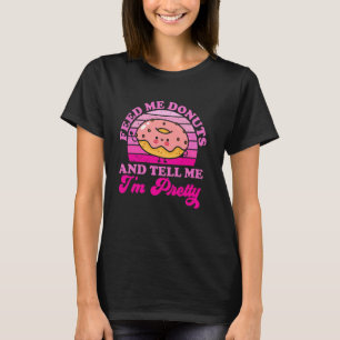 Camiseta Los niños no me dan de comer donuts me dicen que s