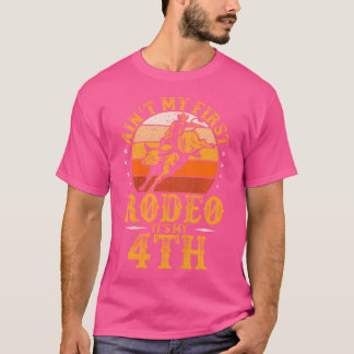 Camiseta Los Niños No Son Mi Primer Toro De Rodeo Montando