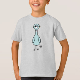 Camiseta Los Niños Ojos Del Lado De La Paloma Ash