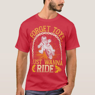 Camiseta Los niños olvidan juguetes que solo quiero viajar 