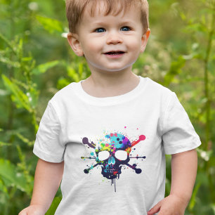 Camiseta Los niños piratean el cráneo y los huesos cruzados