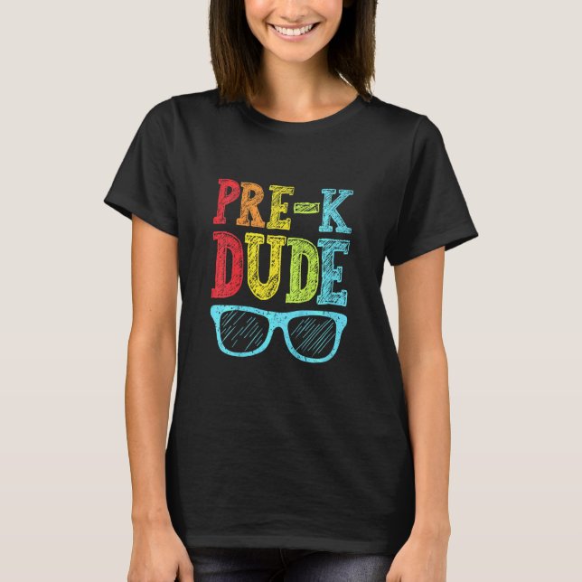 Camiseta Los Niños Predican A K Dude Primer Día De Niños De (Anverso)