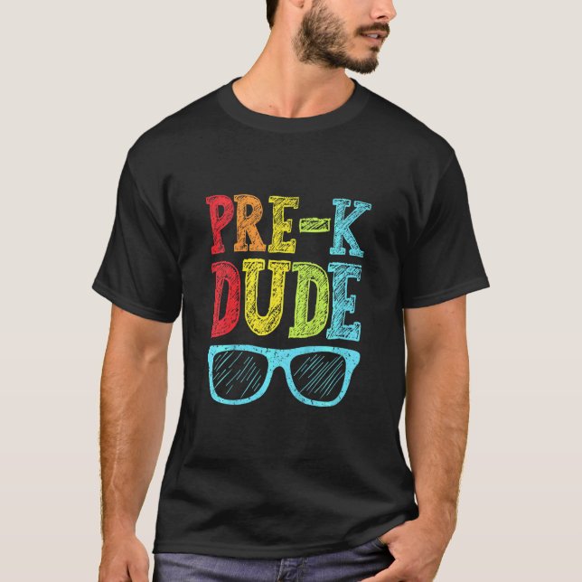Camiseta Los Niños Predican A K Dude Primer Día De Niños De (Anverso)