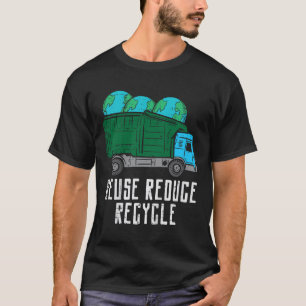 Camiseta Los niños reutilizan para reducir la basura recicl