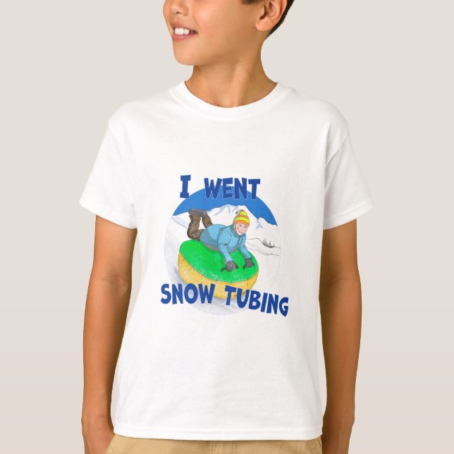 Camiseta Los Niños Se Arrojaron La Nieve, Fui A Tubos De Ni (Anverso)