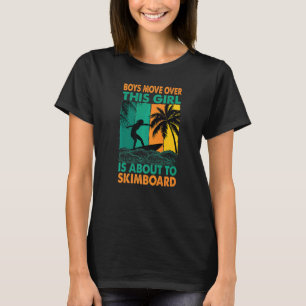 Camiseta Los Niños Se Mueven Sobre Este Chica Está A Punto
