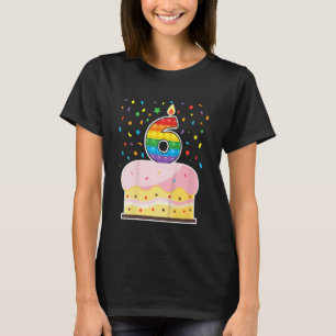 Camiseta Los niños se ríen 6 Chicas del pastel de cumpleaño