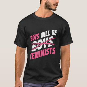 Camiseta Los niños serán feministas Derechos Feminismo Soci
