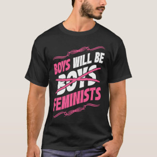 Camiseta Los niños serán feministas Derechos Feminismo Soci