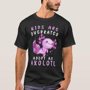 Camiseta Los niños sobrevalorados adoptan un anfibio Axolot