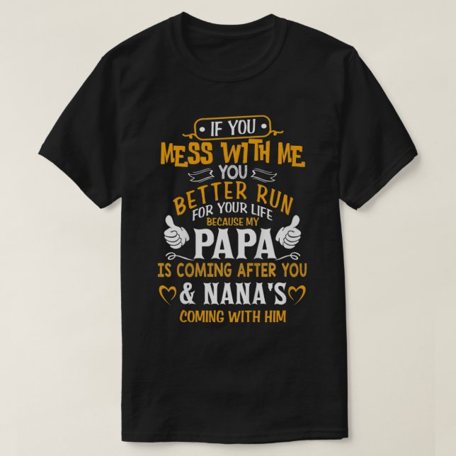 Camiseta Los Niños Son Divertidos Si Te Entretienes Conmigo (Diseño del anverso)
