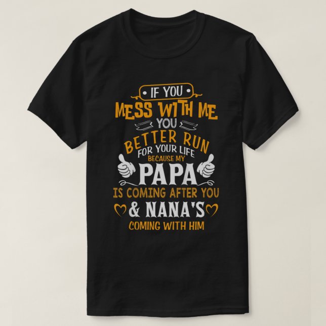 Camiseta Los Niños Son Divertidos Si Te Entretienes Conmigo (Diseño del anverso)