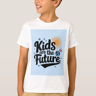 Camiseta los niños son el diseño futuro