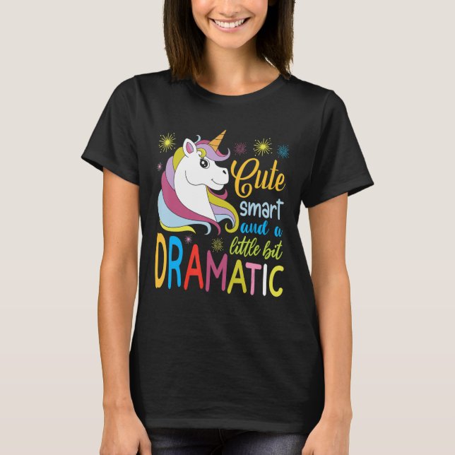 Camiseta Los niños son inteligentes y un poco dramáticos (Anverso)