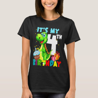 Camiseta Los niños son mi cuarto cumpleaños, chicos, feliz 