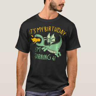 Camiseta Los Niños Son Mi Dragón De Cumpleaños Para Los Niñ