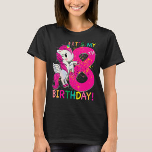 Camiseta Los niños son mi octavo cumpleaños, Unicorn, hijo 