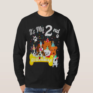Camiseta Los Niños Son Mi Segundo Chica De Cumpleaños Con P