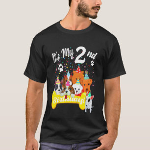 Camiseta Los Niños Son Mi Segundo Chica De Cumpleaños Con P