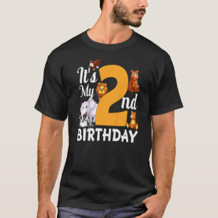 Camiseta Los niños son mi segundo tema de cumpleaños Safari