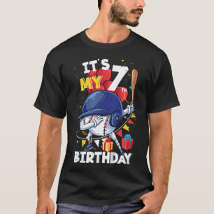 Camiseta Los niños son mi séptimo cumpleaños, nacido en béi
