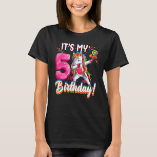 Camiseta Los niños son mi unicornio de cumpleaños número 5