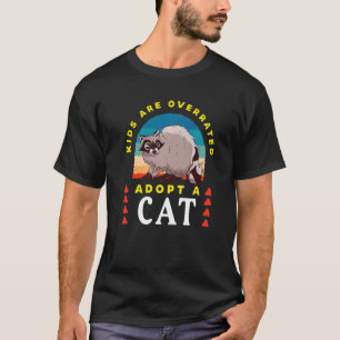 Camiseta Los niños son sobrevalorados adopta un Gato Mapach