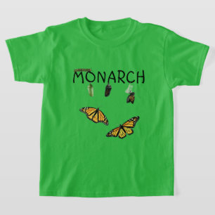 Camiseta Los Niños Tee Monarch Life Cycle.