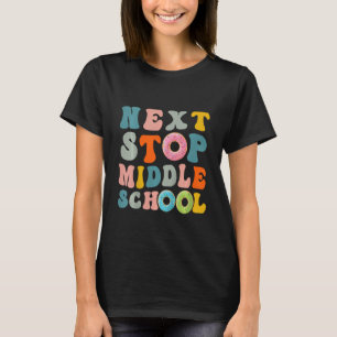 Camiseta Los niños terminan la escuela primaria secundaria 