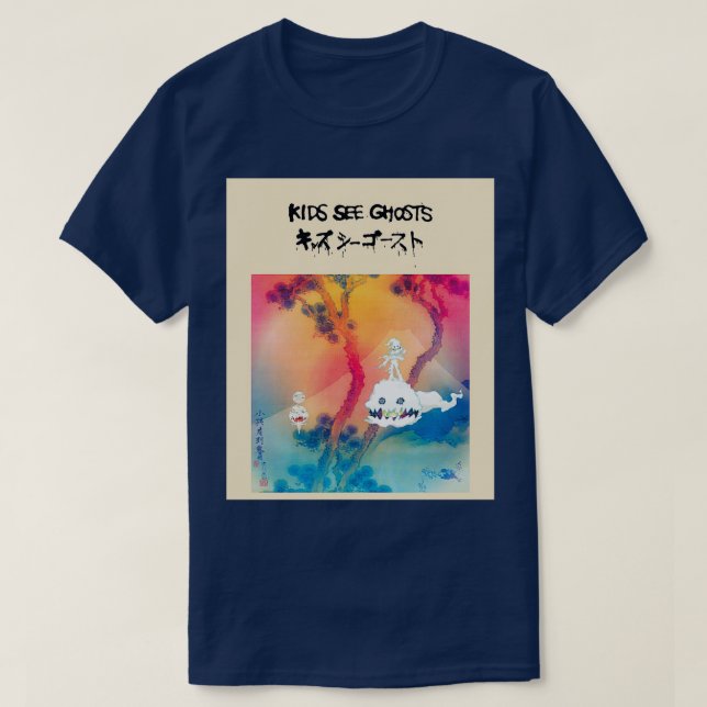 Camiseta los niños ven fantasmas (Diseño del anverso)