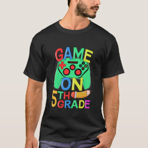 Camiseta Los Niños Volvieron Al Videojuego De 5º Grado En L