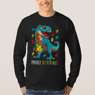 Camiseta Los niños y los dinosaurios abren las diferencias