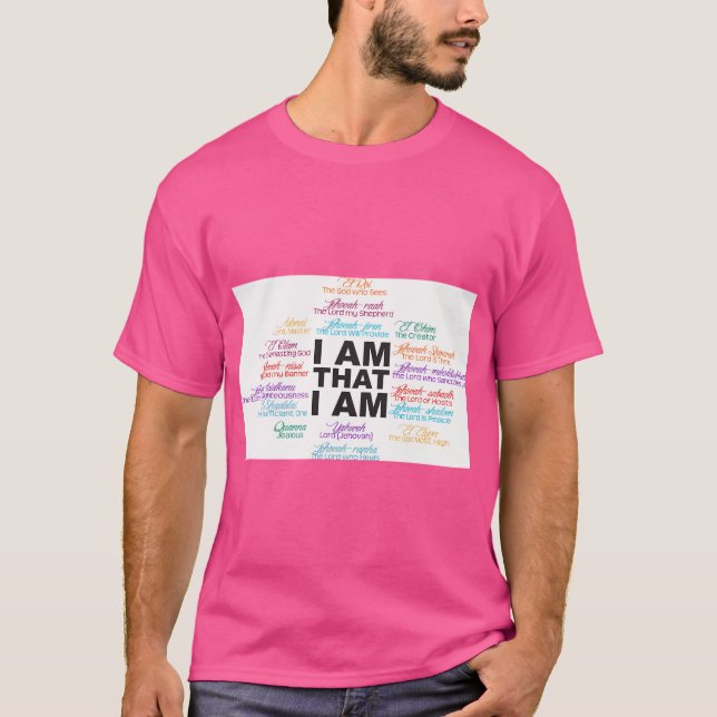 Camiseta Los Nombres De Dios (Anverso)