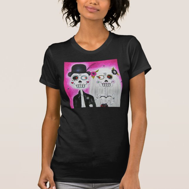 Camiseta Los Novios Calaca (Anverso)