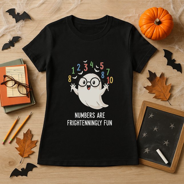 Camiseta Los números de Halloween son aterradoramente graci (Subido por el creador)