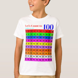 Camiseta Los números son Guay, 1-100 números Gráfica camise