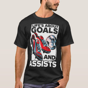 Camiseta Los objetivos de la vida masculina y su ayuda al f