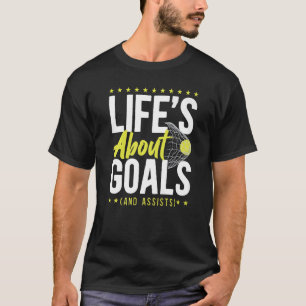 Camiseta Los objetivos y la asistencia de Field Hockey Life