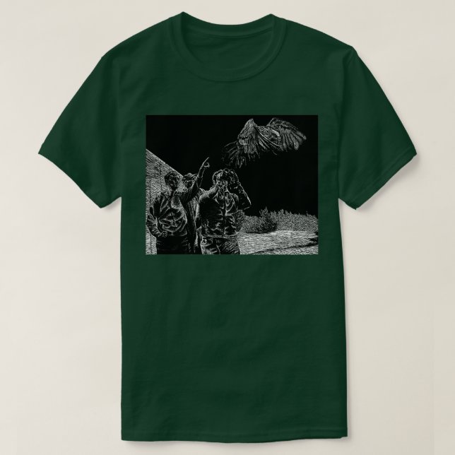 Camiseta Los observadores 1 (Diseño del anverso)